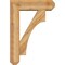 Ekena Millwork Westlake Craftsman Rough Sawn Bracket w/ Offset Brace, Western Red Cedar, 8"W x 28"D x 40"H BKT0806X28X40WTL04RWR - alternate 2
